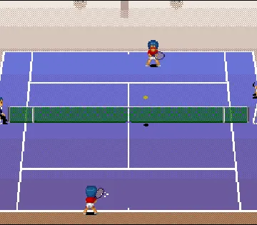 Super Family Tennis (Japan) screen shot game playing